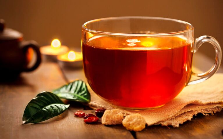 Tea without sugar is an approved drink in the drinking diet menu